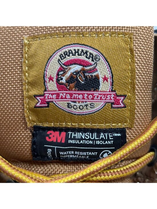 Brahma Hubert Boots Waterproof Insulated 8.5 Extra Wide Work Outdoor main image 3